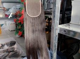 4x4 transparent swiss closure 100% burmese hair material 