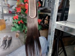 2x6 transparent swiss closure 100% burmese hair material 